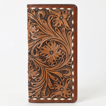 OHLAY WALLET Hand Tooled Genuine Leather women bag western handbag purse